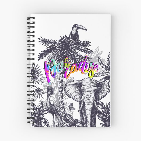 Item preview, PARADISE Spiral Notebook designed and sold by crafts-gift.