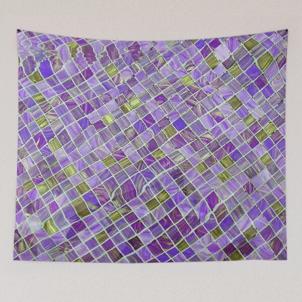 Item preview, Pastel purple yellow colorful mosaic texture designed and sold by fowons.