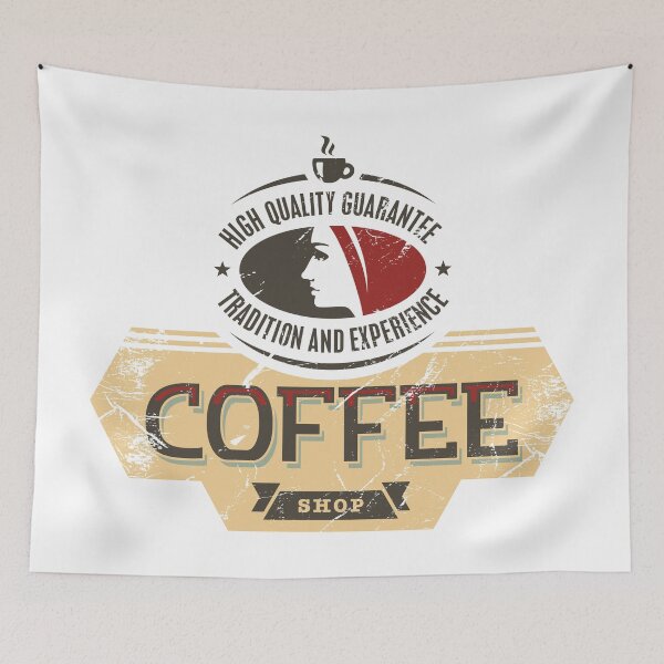 Item preview, Coffee Vintage Label designed and sold by etraveler.