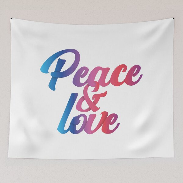 Item preview, Peace & Love designed and sold by Steven Coman.