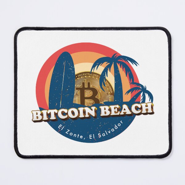 Item preview, Bitcoin Beach, El Zonte, El Salvador - White designed and sold by johnta17.
