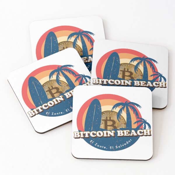 Item preview, Bitcoin Beach, El Zonte, El Salvador - White designed and sold by johnta17.