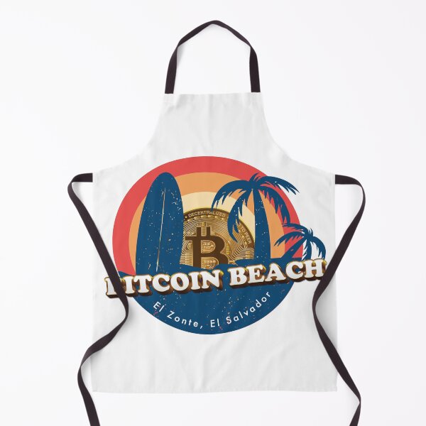 Item preview, Bitcoin Beach, El Zonte, El Salvador - White designed and sold by johnta17.