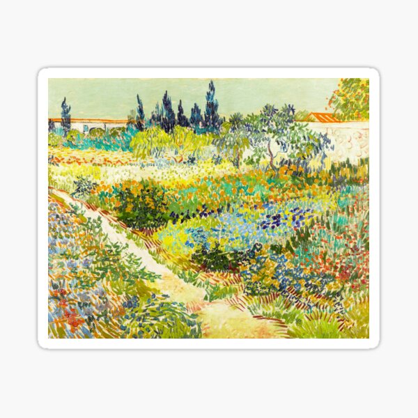 Vista previa del artículo con la obra «Vincent van Gogh - Jardín de Arlés», diseñado y vendido por TeeARTHY.
