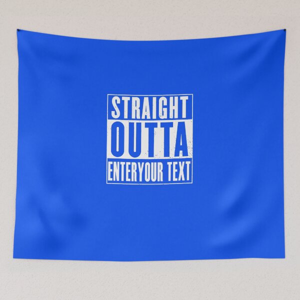 Item preview, Straight Outta Custom Text Essential T-Shirt designed and sold by FabiandWasserle.