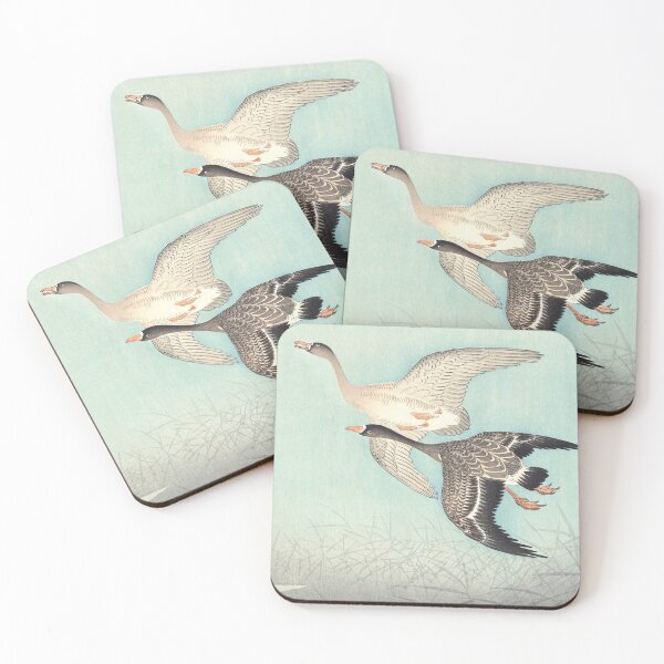 Item preview, GROUP OF GREAT GOOSE FLYING. OHARA KOSON (1925-1936) designed and sold by metaweb.
