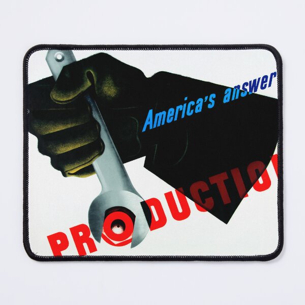 Item preview, AMERICA'S ANSWER! PRODUCTION 1942 World War 2 Propaganda designed and sold by retroposters.