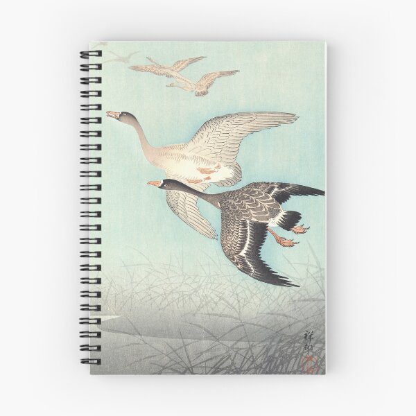 Item preview, GROUP OF GREAT GOOSE FLYING. OHARA KOSON (1925-1936) designed and sold by metaweb.