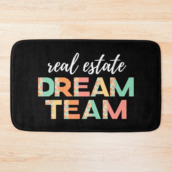 Artikelvorschau, Real Estate Dream Team (weißer Text) - Immobilienmakler - Grundstücksmakler entworfen und verkauft von CaitU.