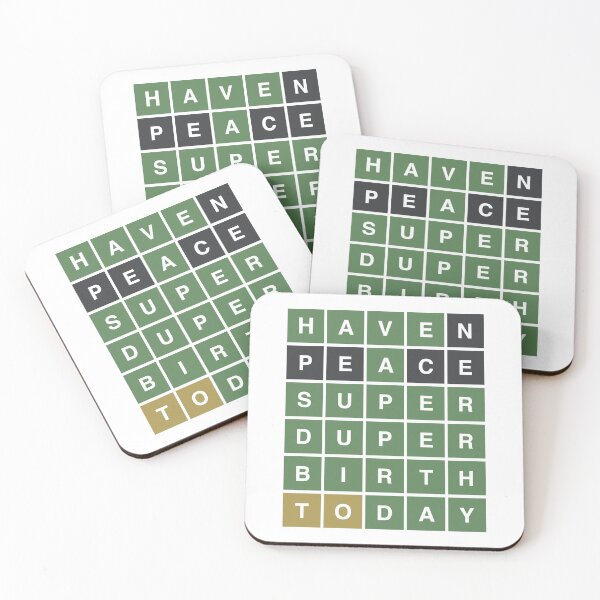 Item preview, WORDLE Birthday. Have A Super Duper Birthday. designed and sold by nookworker.