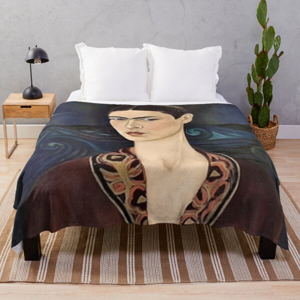 Item preview, Self Portrait in a Velvet Dress by Frida Kahlo designed and sold by FridaBubble.