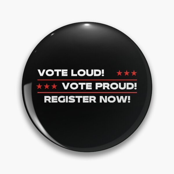 Item preview, Vote loud, vote proud designed and sold by D1ogo.
