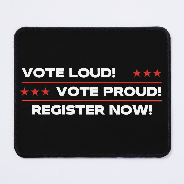 Item preview, Vote loud, vote proud designed and sold by D1ogo.