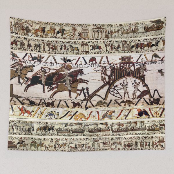 Item preview, THE BAYEUX TAPESTRY SIEGE OF DINAN Duke of Normandy Attack to Castle designed and sold by BulganLumini.