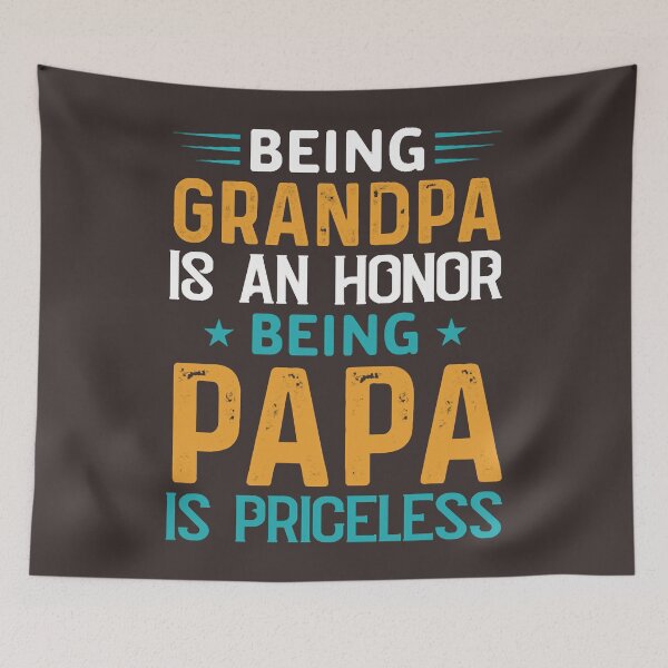 Item preview, Being Grandpa Is An Honor Being PaPa is Priceless designed and sold by ShinNuno.