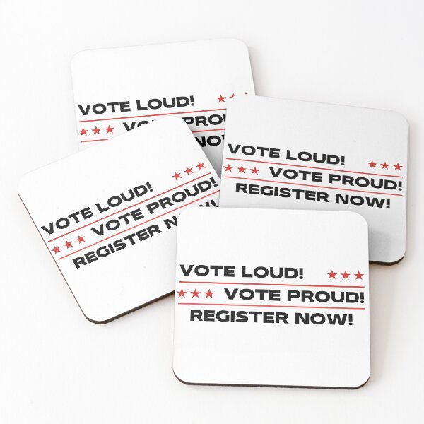 Item preview, Vote loud, vote proud designed and sold by D1ogo.