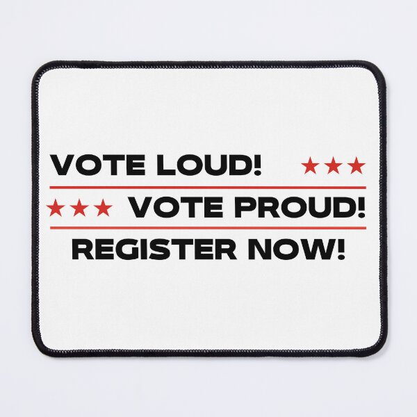 Item preview, Vote loud, vote proud designed and sold by D1ogo.