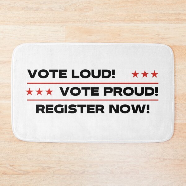 Item preview, Vote loud, vote proud designed and sold by D1ogo.