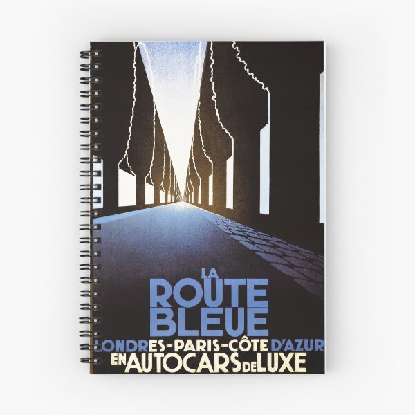 Item preview, LA ROUTE BLEUE French Railways Londres Paris Cote D' Azur Vintage Art Deco Travel Advertising designed and sold by retroposters.