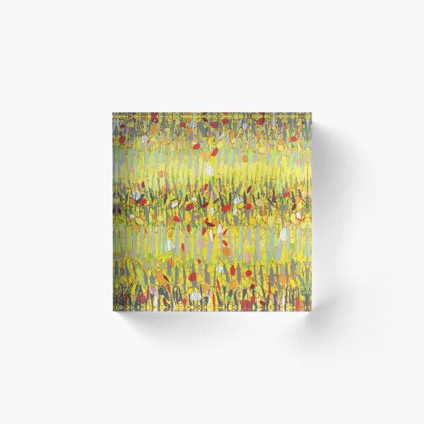 Yellow Jazz Acrylic Block