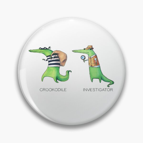 Item preview, Crookodile + Investigator designed and sold by cheezup.