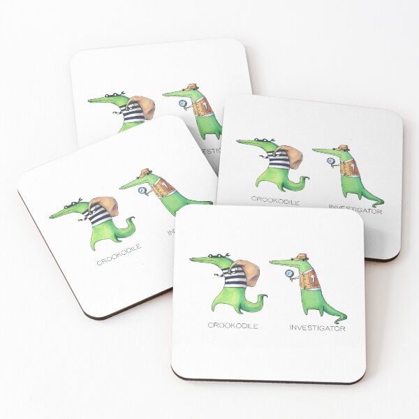 Item preview, Crookodile + Investigator designed and sold by cheezup.