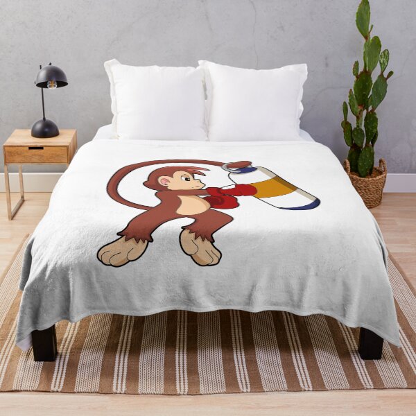 Item preview, Monkey at Boxing with Punching bag designed and sold by Snabdesign84.