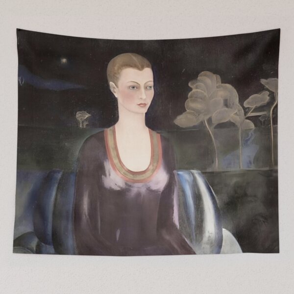 Item preview, Portrait of Alicia Galant by Frida Kahlo  designed and sold by FridaBubble.