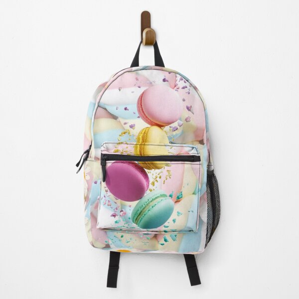 Item preview, Raining Pastel Rainbow Macaroons and Marshmallow Texture designed and sold by Cawaiico.