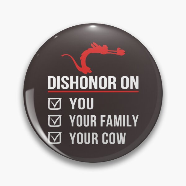Artikelvorschau, Dishonor - Schande über dich, deine Familie, deine Kuh entworfen und verkauft von ShinNuno.