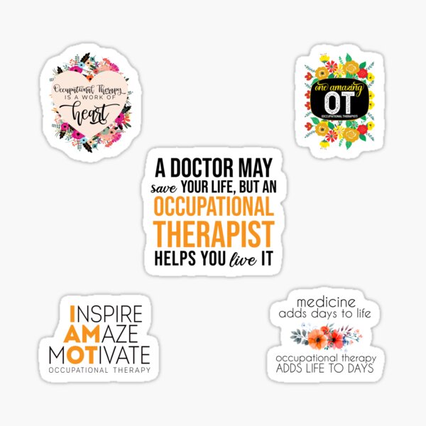 Certified Occupational Therapist Stickers for Sale