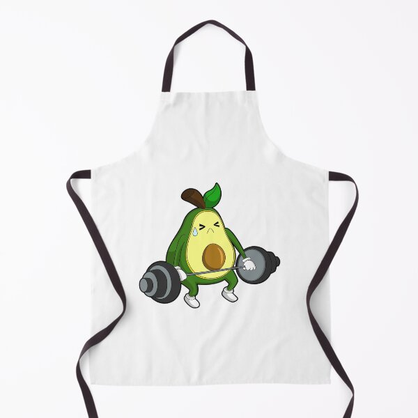 Item preview, Avocado at Fitness with Barbell designed and sold by Snabdesign84.