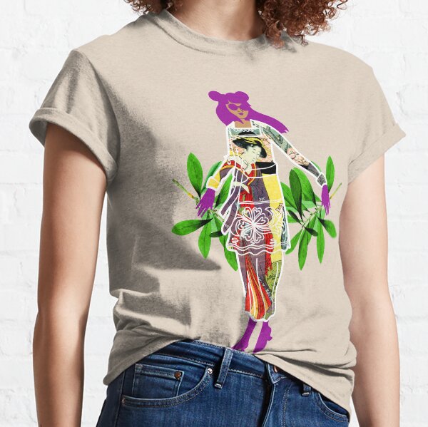 Girl in Utamaro Dress Classic T-Shirt