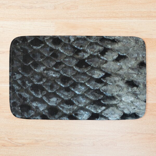 Item preview, black fish skin designed and sold by piakestore.