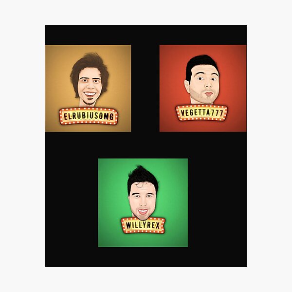 Rubius Sudadera De Willyrex Lámina Fotográfica For Sale Con La