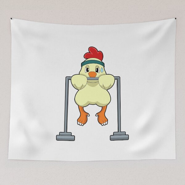 Item preview, Chicken Bodybuilder Pull ups Bodybuilding designed and sold by Snabdesign84.