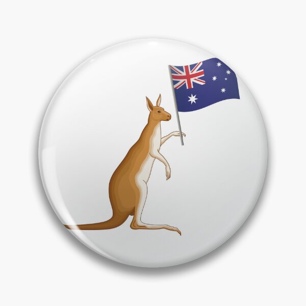 Item preview, kangaroo holding flag for army designed and sold by vishal kashyap.