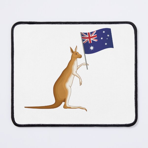 Item preview, kangaroo holding flag for army designed and sold by vishal kashyap.