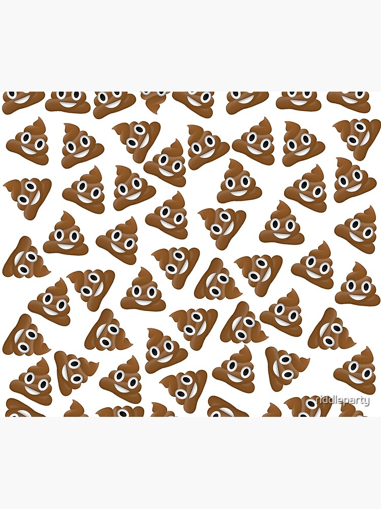 "Haufen Poo Poop Emoji Muster" Thermobecher von ...