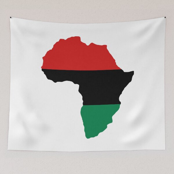 Item preview, Red, Black & Green Africa Flag designed and sold by ShinNuno.