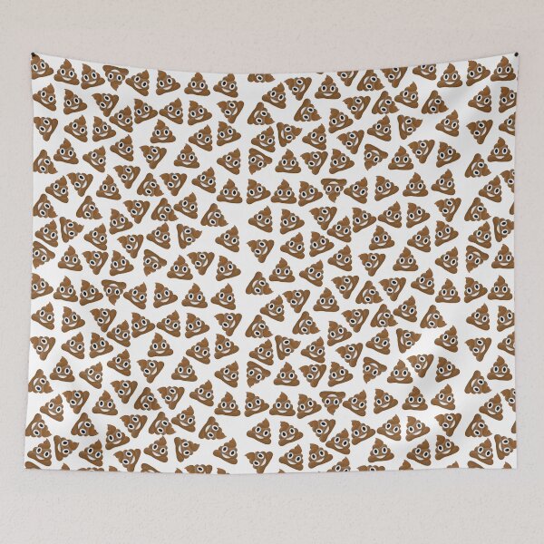 Item preview, Pile of Poo Poop Emoji Pattern designed and sold by riddleparty.