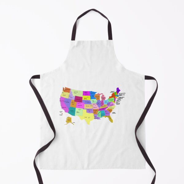 Item preview, United States Map With Capitals (Fixed) designed and sold by ShinNuno.