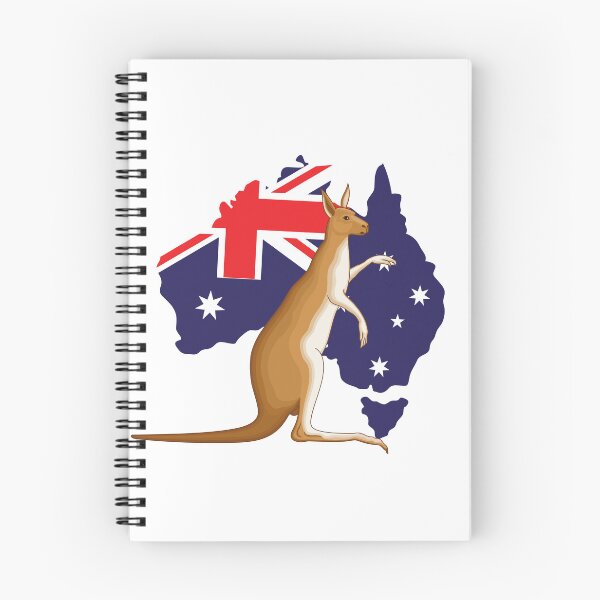 Item preview, kangaroo on australian map designed and sold by vishal kashyap.