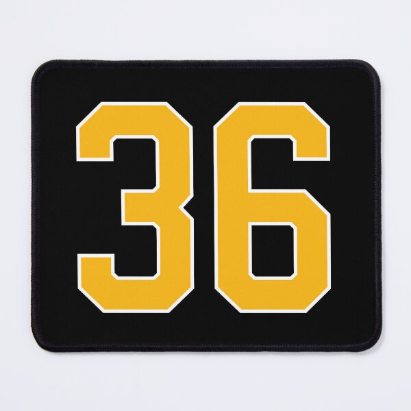 Item preview, Jersey deportivo amarillo número 36 de la suerte treinta y seis designed and sold by HeavyStyle.