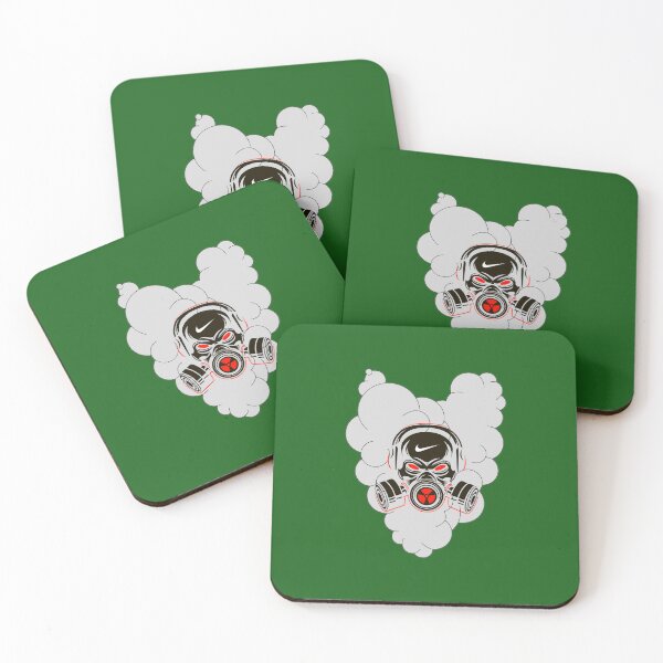 Item preview, Green Mask on Gas designed and sold by AJSkinnerPrints.