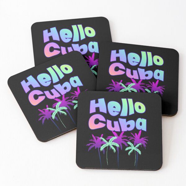 Item preview, Hello Cuba, Cuba Vintage Sunset, Cayo Coco Cuba Sunrise, Beach Lifestyle, Ocean Waves,Tropical Vacation designed and sold by Sun Sand & Sea Art.