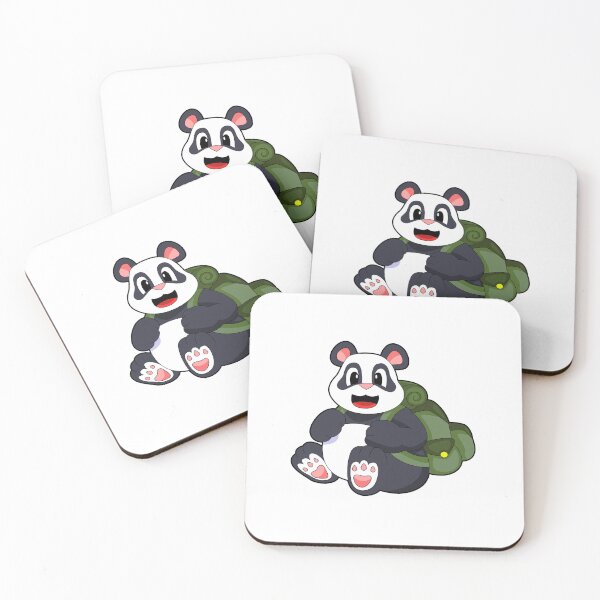 Item preview, Panda as Hiker with Backpack designed and sold by Snabdesign84.