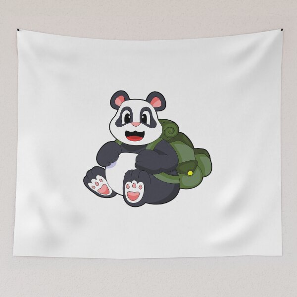 Item preview, Panda Hiker Backpack Hiking designed and sold by Snabdesign84.