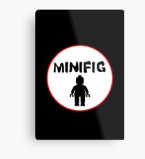 MINIFIG Metal Print