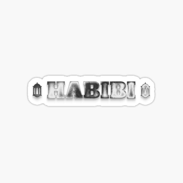 Habibi Habibi Sticker By Animob Redbubble